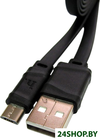 Кабель Hoco X5 Bamboo USB-microUSB (черный) Кабель Hoco X5 Bamboo USB-microUSB (черный)
