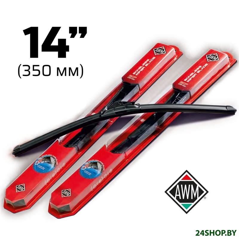 Щетка стеклоочистителя AWM B14R 350мм Щетка стеклоочистителя AWM B14R 350мм