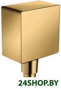 Шланговое подключение Hansgrohe FixFit Square 26455990 (золотистый) Шланговое подключение Hansgrohe FixFit Square 26455990 (золотистый)