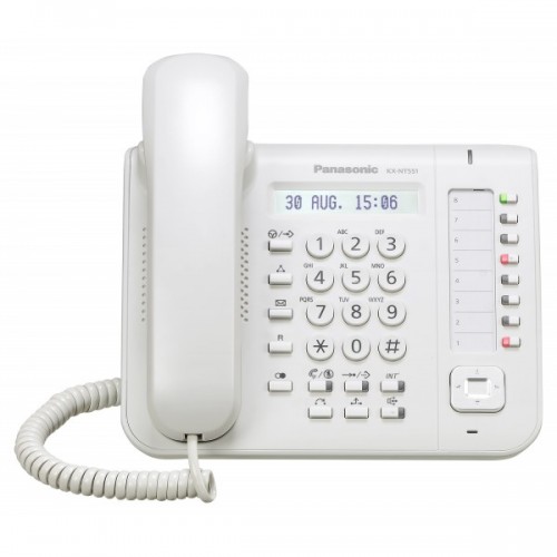 Проводной телефон Panasonic KX-NT551 White Проводной телефон Panasonic KX-NT551 White