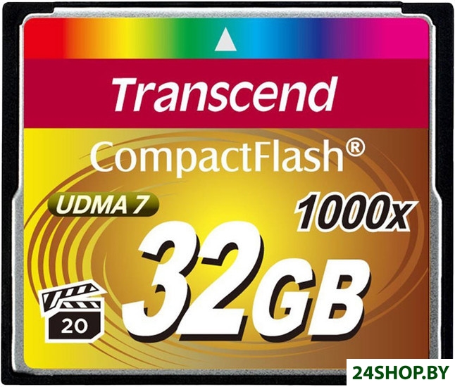 Карта памяти Transcend 1000x CompactFlash Ultimate 32GB (TS32GCF1000) Карта памяти Transcend 1000x CompactFlash Ultimate 32GB (TS32GCF1000)