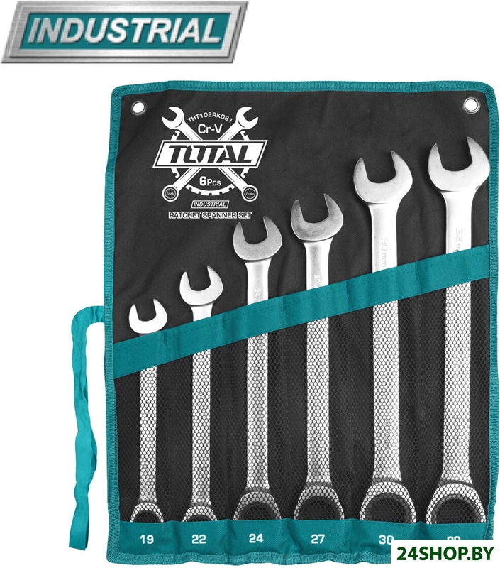 Набор ключей Total THT102RK061 (6 предметов) Набор ключей Total THT102RK061 (6 предметов)