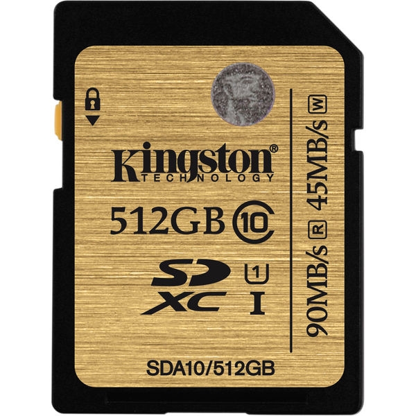 Карта памяти Kingston SDXC Ultimate UHS-I U1 (Class 10) 512GB (SDA10/512GB) Карта памяти Kingston SDXC Ultimate UHS-I U1 (Class 10) 512GB (SDA10/512GB)