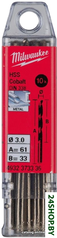Набор сверл Milwaukee 4932373337 (10 предметов) Набор сверл Milwaukee 4932373337 (10 предметов)