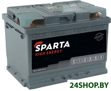 Автомобильный аккумулятор Sparta High Energy 6СТ-50 Евро низкий (50 А·ч) Автомобильный аккумулятор Sparta High Energy 6СТ-50 Евро низкий (50 А·ч)
