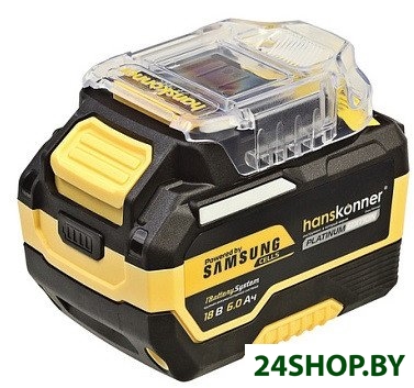 Аккумулятор Hanskonner HBP2006PRO (18В/6 Ah) Аккумулятор Hanskonner HBP2006PRO (18В/6 Ah)