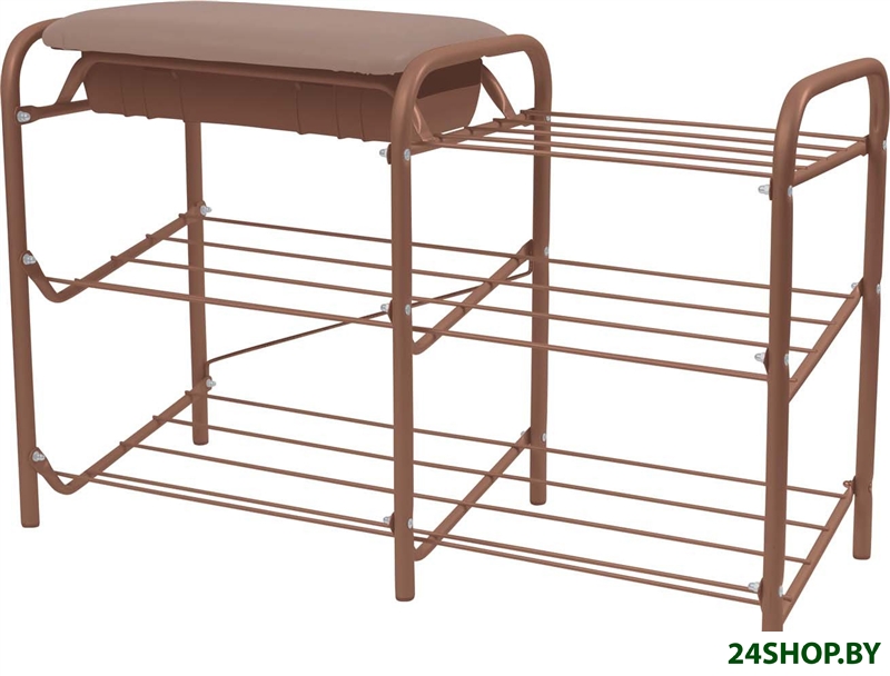 Банкетка Nika ЭТП1-1/К (коричневый/коричневый) Банкетка Nika ЭТП1-1/К (коричневый/коричневый)