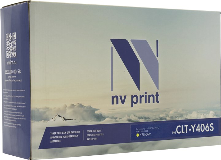 Картридж NV Print CLT-Y406S Yellow Картридж NV Print CLT-Y406S Yellow