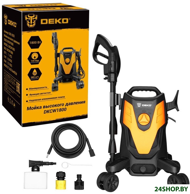 Мойка высокого давления Deko DKCW1800 083-2033 Мойка высокого давления Deko DKCW1800 083-2033
