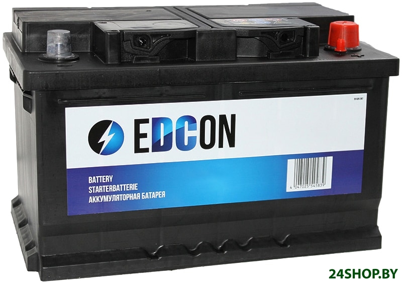 Автомобильный аккумулятор EDCON DC80740R1 (80 А·ч) Автомобильный аккумулятор EDCON DC80740R1 (80 А·ч)
