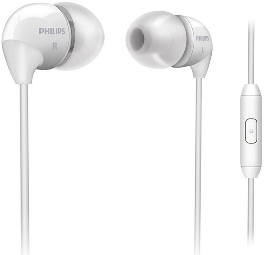 Наушники PHILIPS SHE3515 White Наушники PHILIPS SHE3515 White
