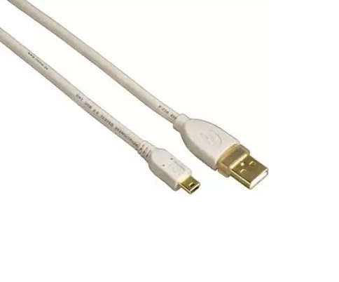 Кабель Hama H-78468 USB 2.0 A-mini B (m-m) (1.8 м) (белый) Кабель Hama H-78468 USB 2.0 A-mini B (m-m) (1.8 м) (белый)