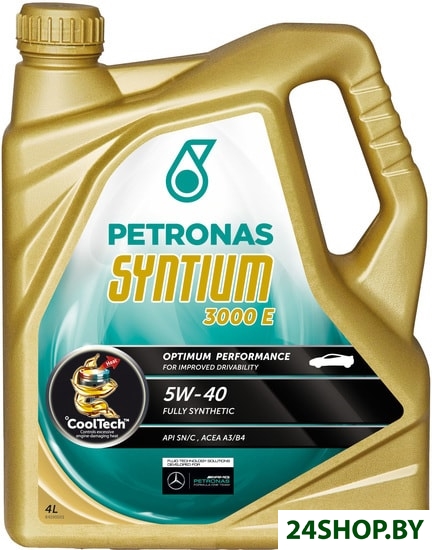 Моторное масло Petronas Syntium 3000 E 5W-40 4л Моторное масло Petronas Syntium 3000 E 5W-40 4л