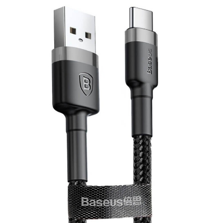 Кабель Baseus CATKLF-AG1 (серый/черный) Кабель Baseus CATKLF-AG1 (серый/черный)