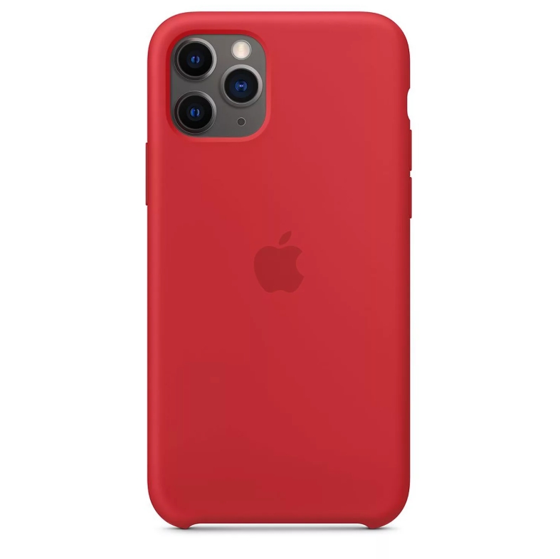 Чехол Apple Silicone Case для iPhone 11 Pro Max (красный) Чехол Apple Silicone Case для iPhone 11 Pro Max (красный)