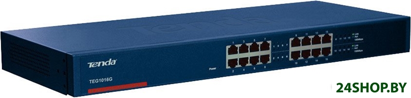 Неуправляемый коммутатор Tenda TEG1016G Неуправляемый коммутатор Tenda TEG1016G