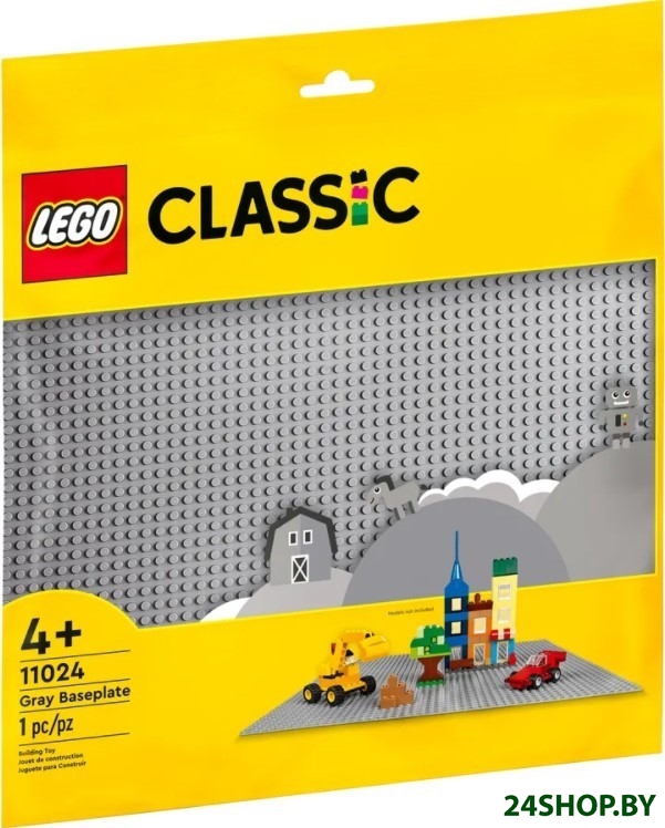 Конструктор LEGO Classic 11024 Серая базовая пластина Конструктор LEGO Classic 11024 Серая базовая пластина