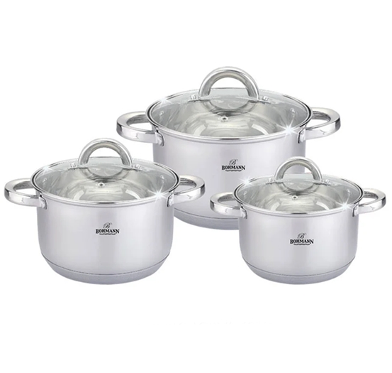 Набор кастрюль BOHMANN BH-06-295 Набор кастрюль BOHMANN BH-06-295