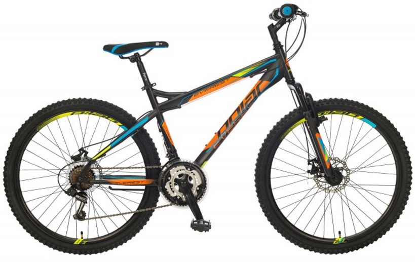 Велосипед Polar Bike Everest FS Disk (черный) Велосипед Polar Bike Everest FS Disk (черный)