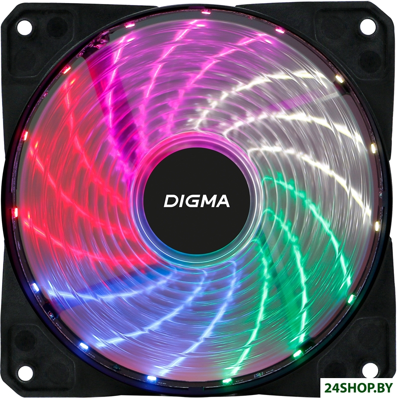 Вентилятор для корпуса Digma DFAN-FRGB2 Вентилятор для корпуса Digma DFAN-FRGB2