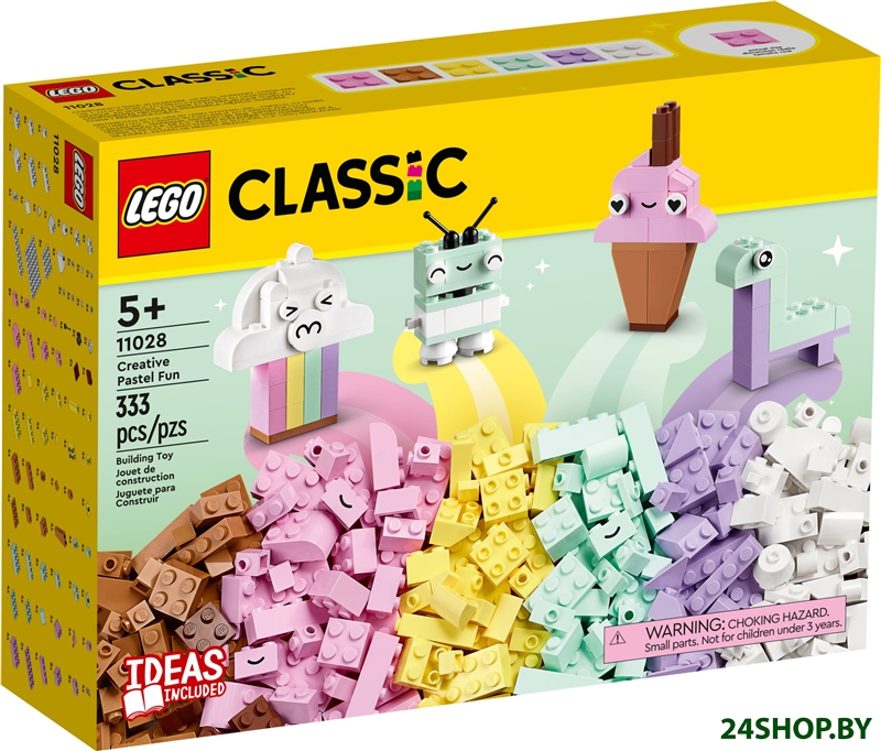 Набор деталей LEGO Classic 11028 Творческое пастельное веселье Набор деталей LEGO Classic 11028 Творческое пастельное веселье