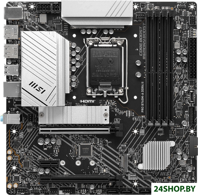 Материнская плата MSI Pro B760M-A DDR4 II Материнская плата MSI Pro B760M-A DDR4 II
