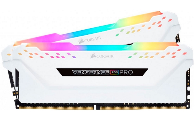 Оперативная память Corsair Vengeance PRO RGB 2x8GB DDR4 PC4-24000 CMW16GX4M2C3000C15W Оперативная память Corsair Vengeance PRO RGB 2x8GB DDR4 PC4-24000 CMW16GX4M2C3000C15W