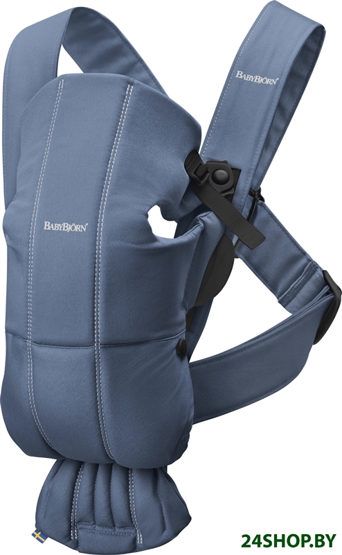 Рюкзак-переноска BabyBjorn Mini Cotton (vintage indigo) Рюкзак-переноска BabyBjorn Mini Cotton (vintage indigo)