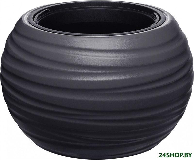 Кашпо Эльфпласт Luna D435 ЕР633 (графитовый) Кашпо Эльфпласт Luna D435 ЕР633 (графитовый)