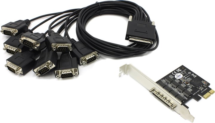 Контроллер Espada I-530 (RTL) PCI-Ex1, 8xCOM9M Контроллер Espada I-530 (RTL) PCI-Ex1, 8xCOM9M