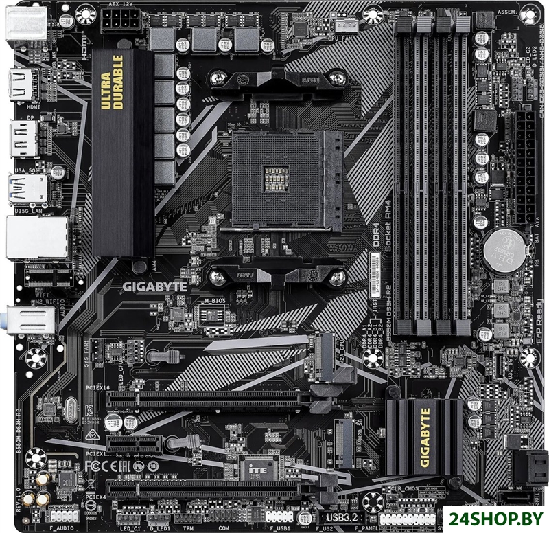 Материнская плата Gigabyte B550M DS3H R2 Материнская плата Gigabyte B550M DS3H R2