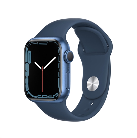 Умные часы Apple Watch Series 7 41 мм (синий/синий омут спортивный) Умные часы Apple Watch Series 7 41 мм (синий/синий омут спортивный)