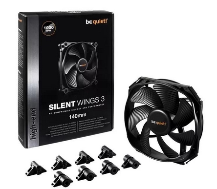 Кулер для корпуса be quiet! Silent Wings 3 120mm (BL064) Кулер для корпуса be quiet! Silent Wings 3 120mm (BL064)