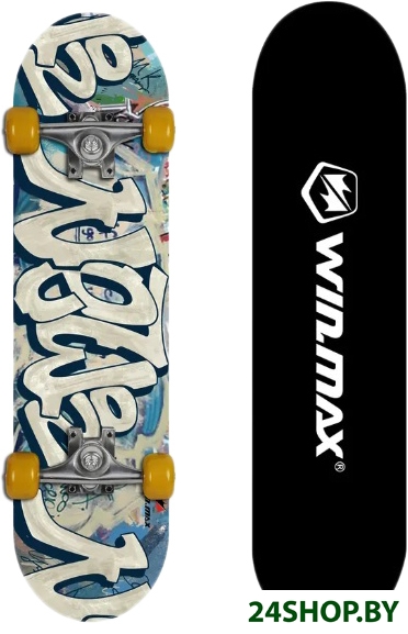 Скейтборд WIN.MAX WME05015Z2 (graffity white) Скейтборд WIN.MAX WME05015Z2 (graffity white)