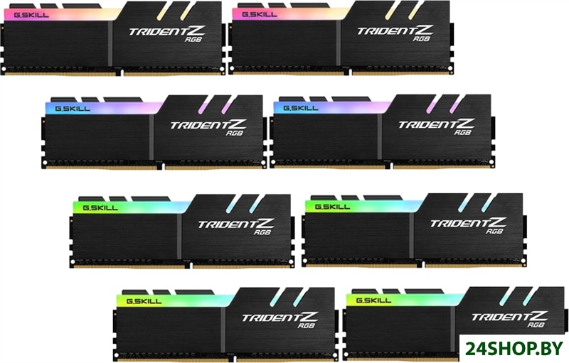 Оперативная память G.Skill Trident Z RGB 8x8GB DDR4 PC4-32000 F4-4000C18D-64GTZR Оперативная память G.Skill Trident Z RGB 8x8GB DDR4 PC4-32000 F4-4000C18D-64GTZR