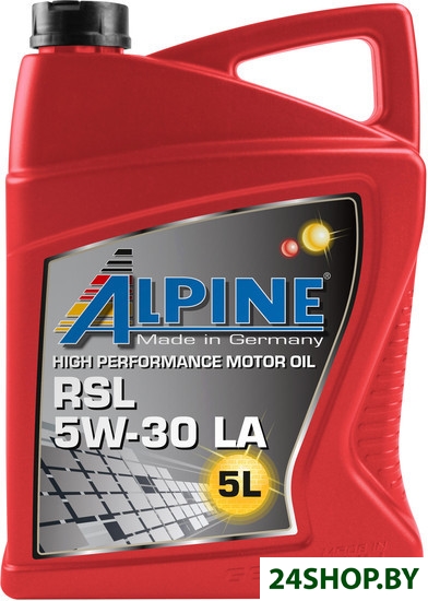 Моторное масло Alpine RSL 5W-30LA 5л Моторное масло Alpine RSL 5W-30LA 5л