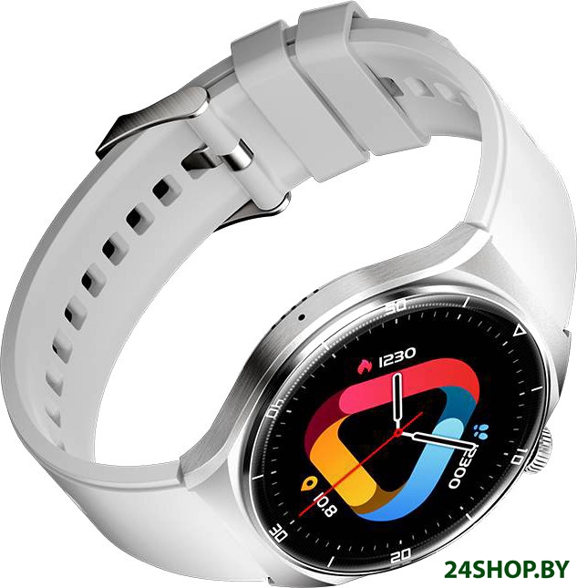 Умные часы QCY GT 2 (серебристый/белый) Умные часы QCY GT 2 (серебристый/белый)