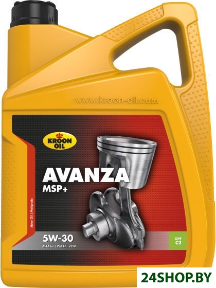 Моторное масло Kroon Oil Avanza MSP+ 5W-30 5л Моторное масло Kroon Oil Avanza MSP+ 5W-30 5л