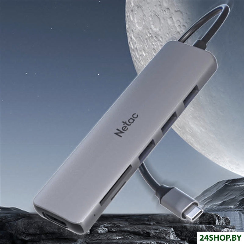 USB-хаб Netac WF14 NT08WF14-30GR USB-хаб Netac WF14 NT08WF14-30GR