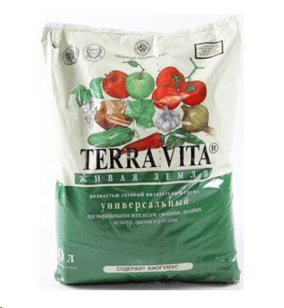 Живая земля Terra Vita Универсальная 10л Живая земля Terra Vita Универсальная 10л