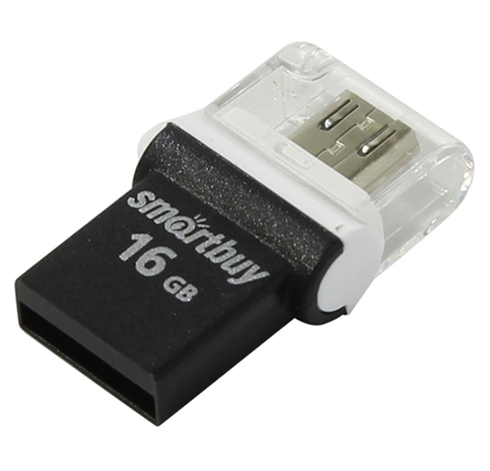 USB флэш SmartBuy 16GB POKO SERIES OTG BLACK USB флэш SmartBuy 16GB POKO SERIES OTG BLACK