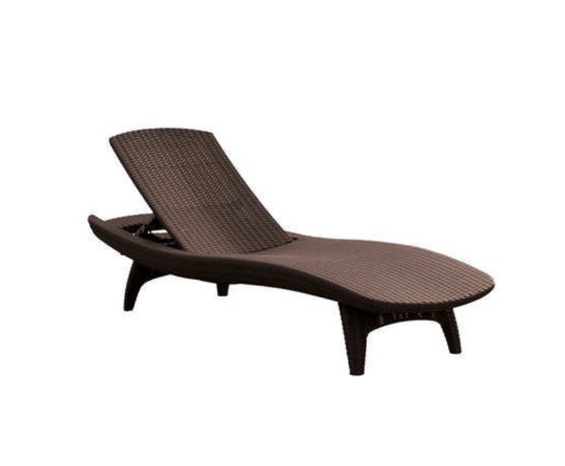 Шезлонг Keter Pacific Lounger (коричневый) Шезлонг Keter Pacific Lounger (коричневый)