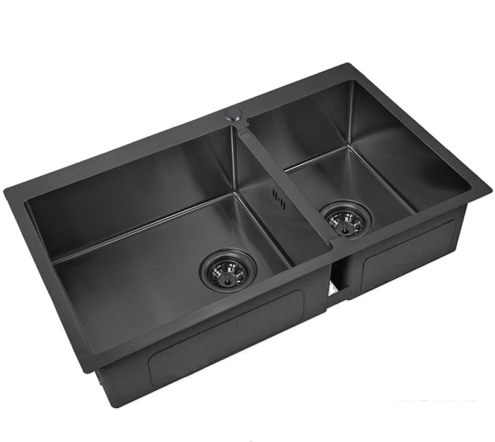 Кухонная мойка ZorG PVD-78-2-51 L (графит) Кухонная мойка ZorG PVD-78-2-51 L (графит)