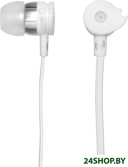 Гарнитура вкладыши Oklick HS-S-210 белый Гарнитура вкладыши Oklick HS-S-210 белый