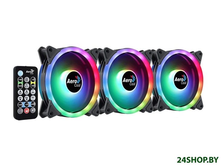 Вентилятор для корпуса AeroCool Duo 12 Pro (3 шт.) Вентилятор для корпуса AeroCool Duo 12 Pro (3 шт.)