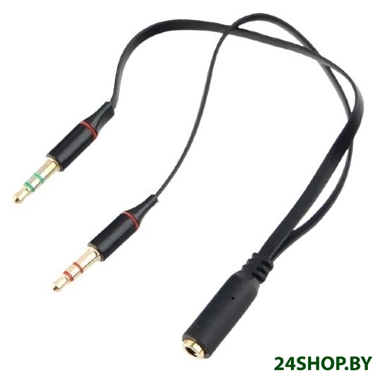 Кабель Cablexpert аудио разветв. 0.2м CCAB-02-35F2M-0.2MB Кабель Cablexpert аудио разветв. 0.2м CCAB-02-35F2M-0.2MB