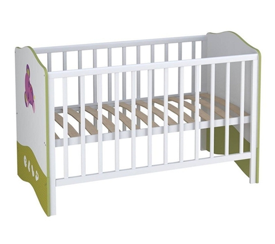 Детская кровать-трансформер Polini Kids Basic Elly 140х70 (белый/зелёный) Детская кровать-трансформер Polini Kids Basic Elly 140х70 (белый/зелёный)