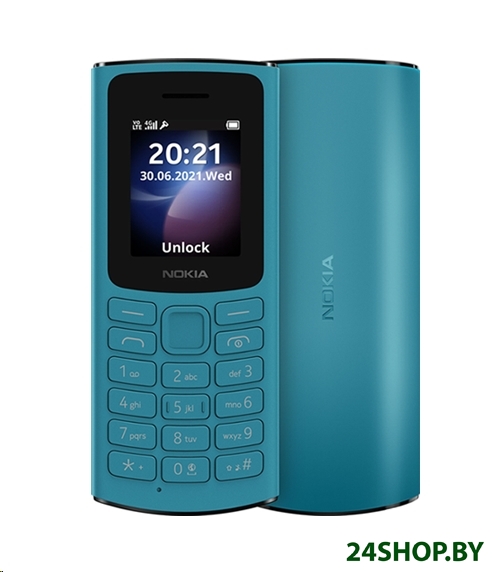 Мобильный телефон Nokia 105 4G Dual SIM (бирюзовый) Мобильный телефон Nokia 105 4G Dual SIM (бирюзовый)