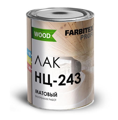 Лак Farbitex Profi Wood НЦ-243 0.7 кг (матовый) Лак Farbitex Profi Wood НЦ-243 0.7 кг (матовый)