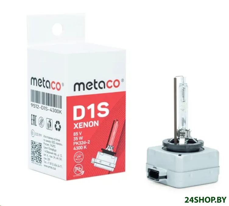 Ксеноновая лампа Metaco D1S 9512-D1S-4300K 1шт Ксеноновая лампа Metaco D1S 9512-D1S-4300K 1шт